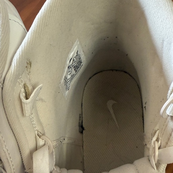 Nike White High-Top Sneakers Women’s 10/Mens 8 - Picture 10 of 12